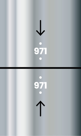 Flagpole Joints Matching Numbers