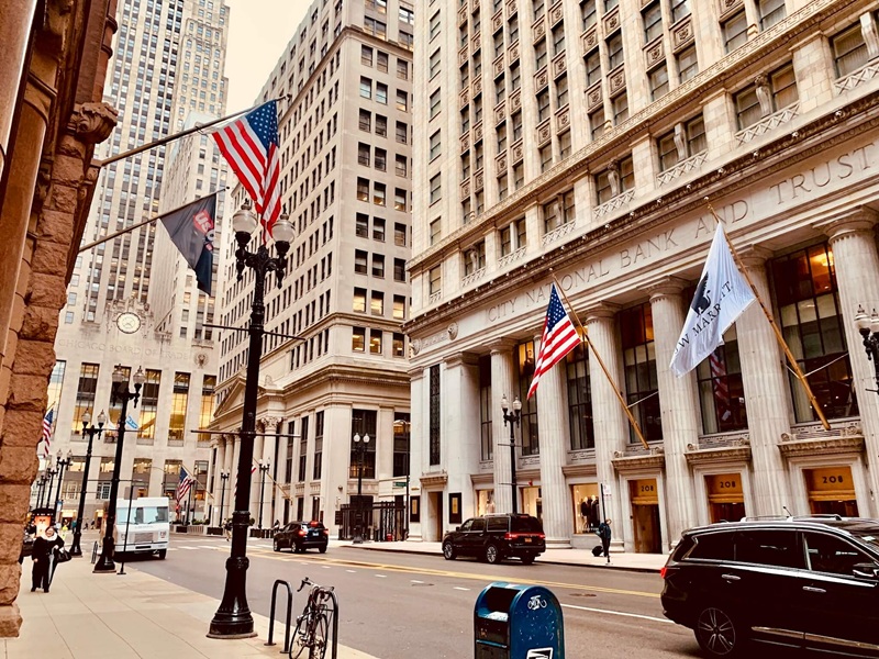 Rookery Building Flags